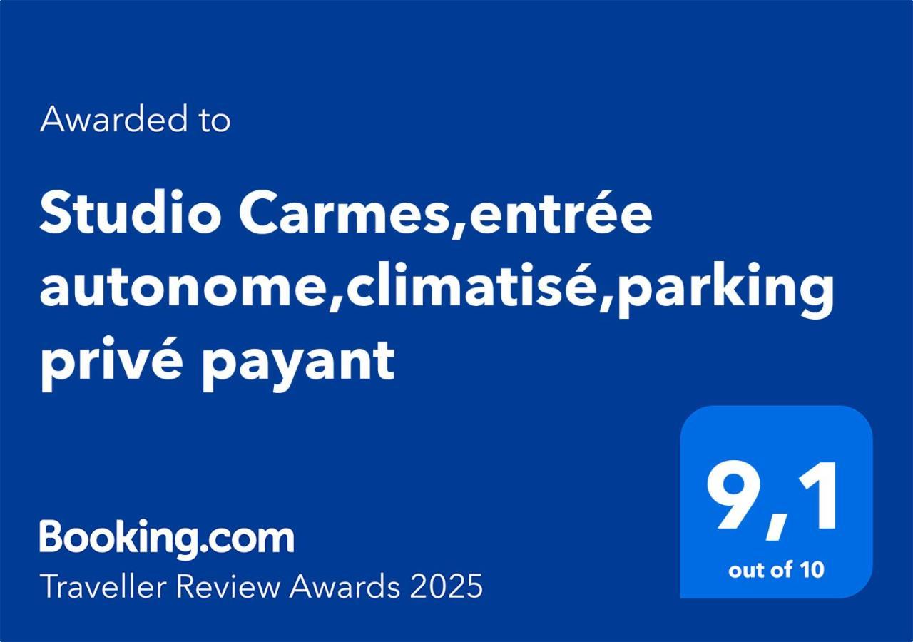 Meuble Tourisme Carmes 2 Etoiles, Entree Autonome,wifi, Climatise, Petit Parking Prive Apartment